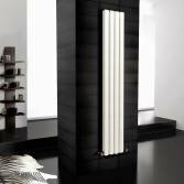 Callaghan White Double 8 Panel Vertical Radiator,  1600x240mm 